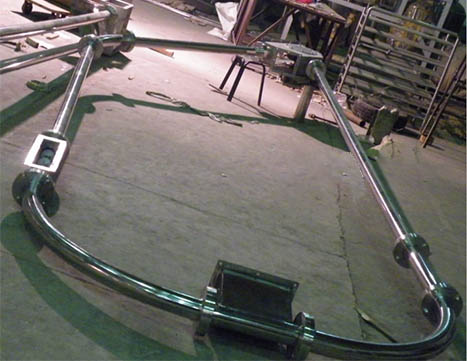 O type pipe chain conveyor