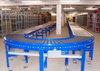 180° roller conveyor